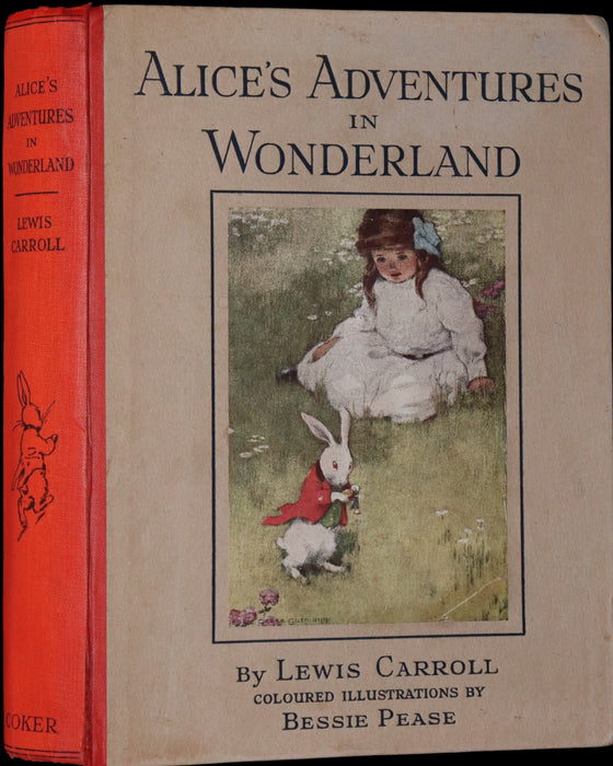 1930 Rare Book - Alice's Adventures in Wonderland Illustrated by Bessie Pease Gutmann.