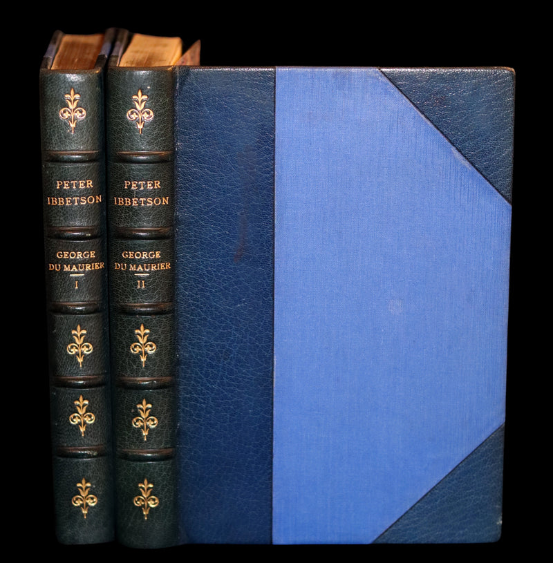 1892 First Edition in 2 Volumes - Peter Ibbetson, Strange Tale of Communication through Dreams by George Du Maurier.