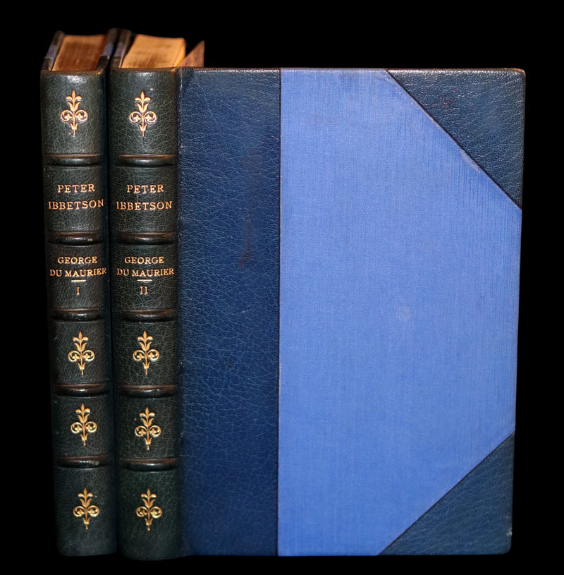 1892 First Edition in 2 Volumes - Peter Ibbetson, Strange Tale of Communication through Dreams by George Du Maurier.