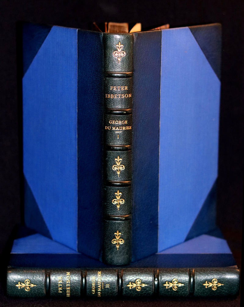1892 First Edition in 2 Volumes - Peter Ibbetson, Strange Tale of Communication through Dreams by George Du Maurier.