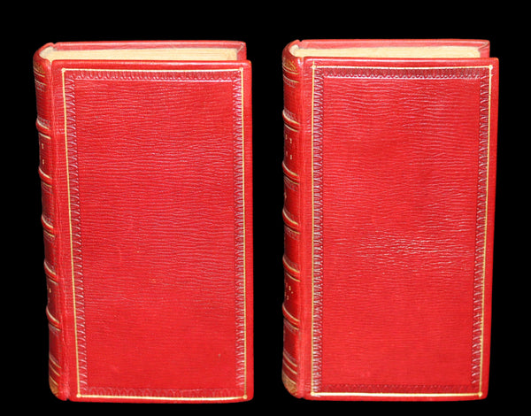 1817 Scarce Book Set - FAIRY TALES and Novels by the Countess d'ANOIS. Beautiful Binding.