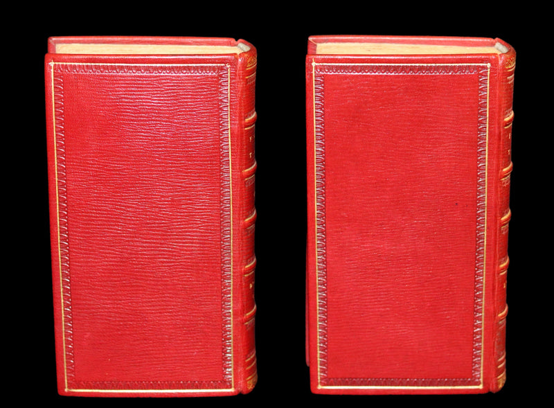 1817 Scarce Book Set - FAIRY TALES and Novels by the Countess d'ANOIS. Beautiful Binding.