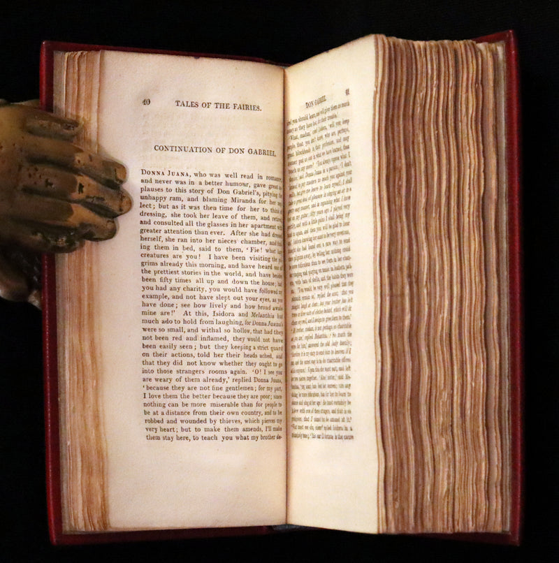 1817 Scarce Book Set - FAIRY TALES and Novels by the Countess d'ANOIS. Beautiful Binding.