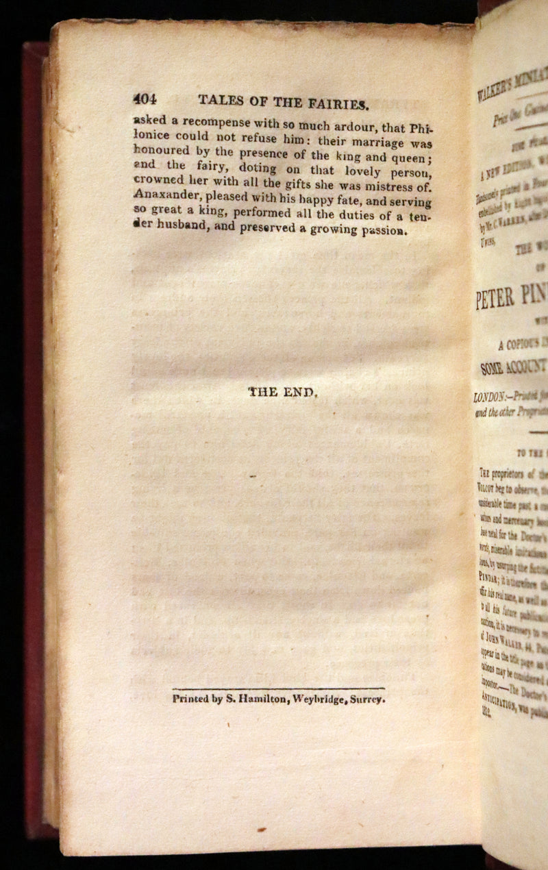 1817 Scarce Book Set - FAIRY TALES and Novels by the Countess d'ANOIS. Beautiful Binding.