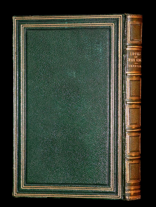 1864 Rare Book on Legend of King Arthur - IDYLLS OF THE KING by Alfred Tennyson.