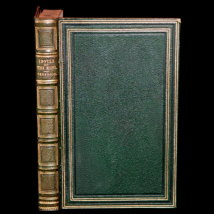 1864 Rare Book on Legend of King Arthur - IDYLLS OF THE KING by Alfred Tennyson.