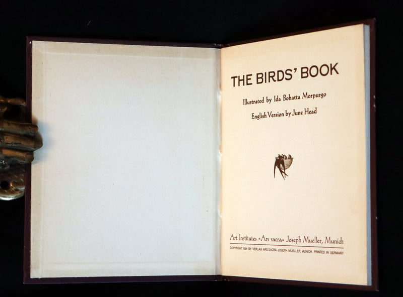 1934 Scarce First English Edition - THE BIRDS' BOOK illustrated by Ida Bohatta Morpurgo.