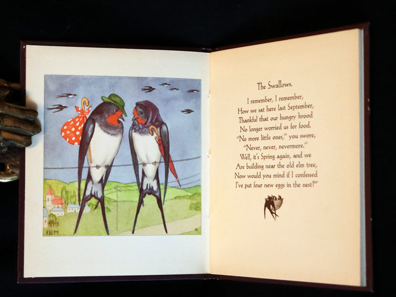1934 Scarce First English Edition - THE BIRDS' BOOK illustrated by Ida Bohatta Morpurgo.