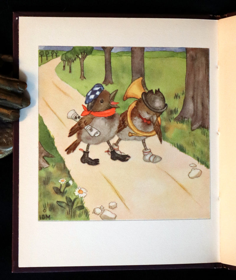 1934 Scarce First English Edition - THE BIRDS' BOOK illustrated by Ida Bohatta Morpurgo.