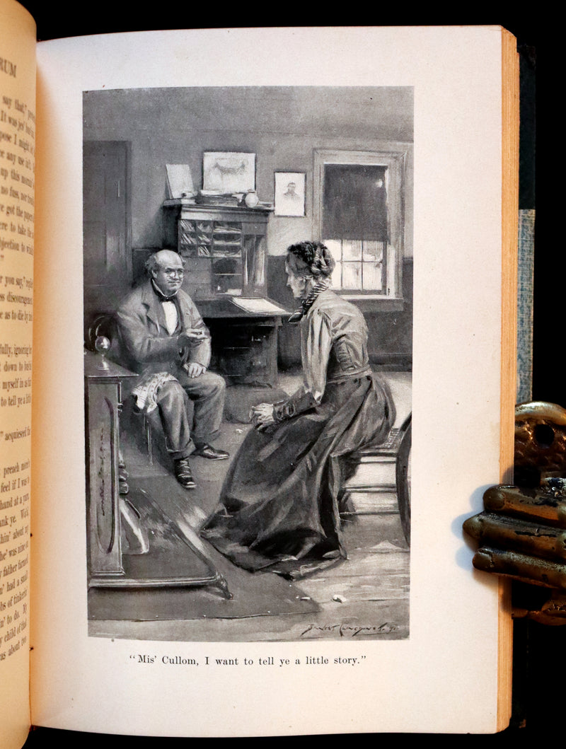 1900 1st Illustrated Edition in a nice binding - David Harum A Story of American Life by Westcott. Horse trading.