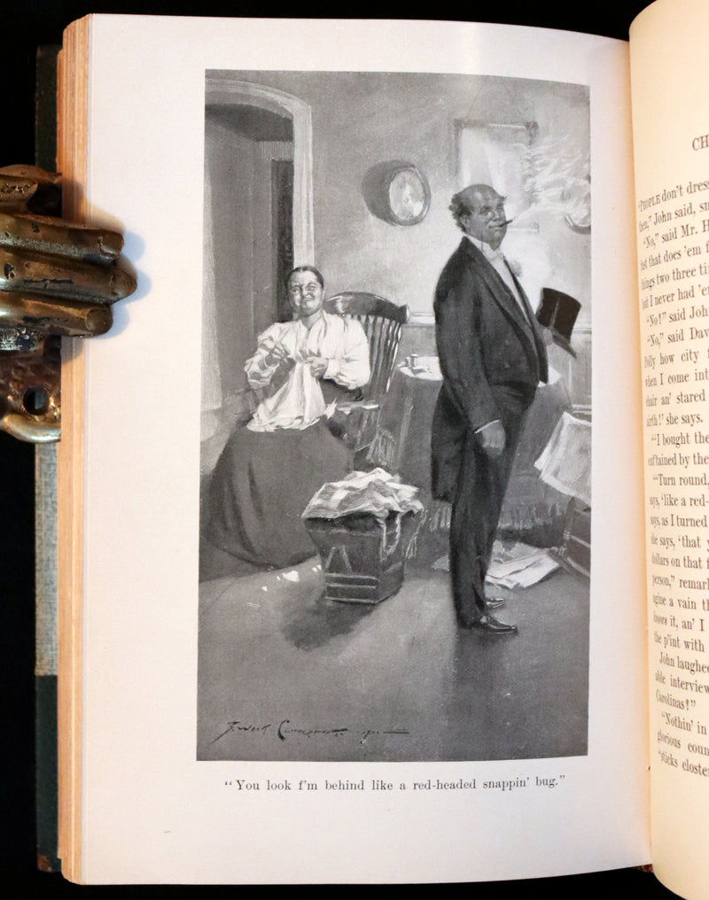 1900 1st Illustrated Edition in a nice binding - David Harum A Story of American Life by Westcott. Horse trading.