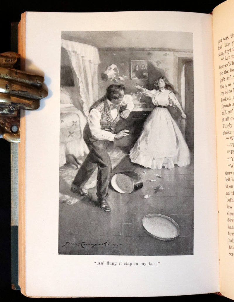 1900 1st Illustrated Edition in a nice binding - David Harum A Story of American Life by Westcott. Horse trading.