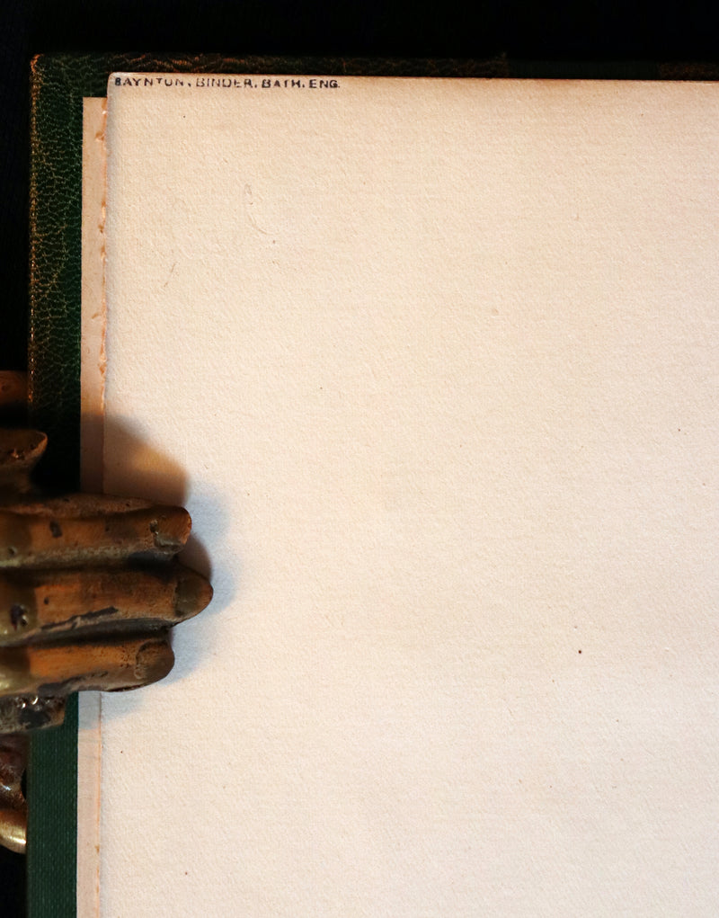 1919 Pre-Raphaelite Book bound by Bayntun - Poems and Translations of Dante Gabriel Rossetti.