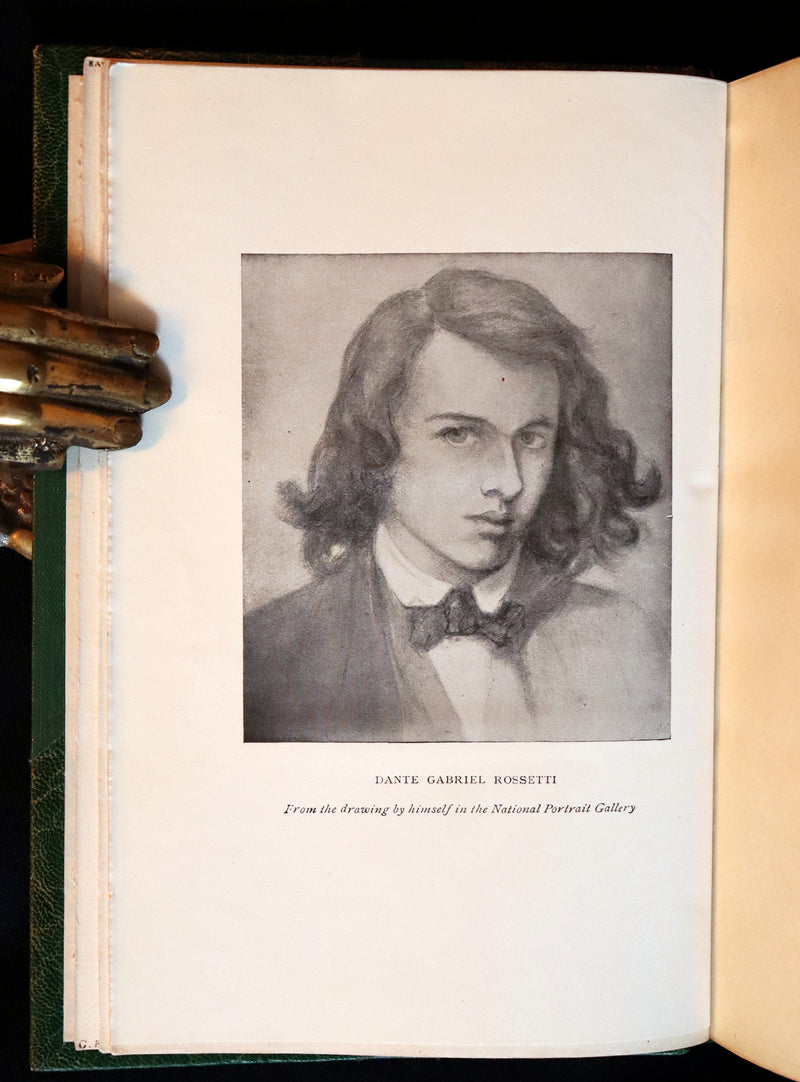 1919 Pre-Raphaelite Book bound by Bayntun - Poems and Translations of Dante Gabriel Rossetti.