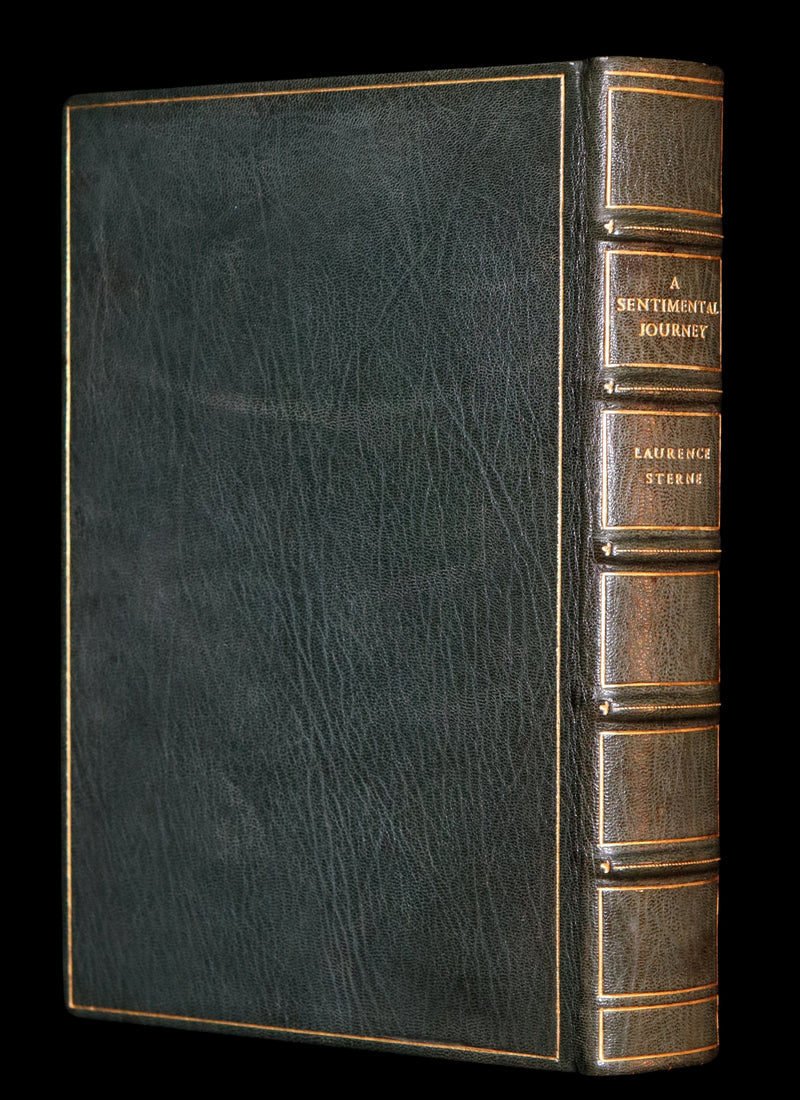 1882 Illustrated Edition bound by ASPREY - SENTIMENTAL JOURNEY THROUGH FRANCE AND ITALY.