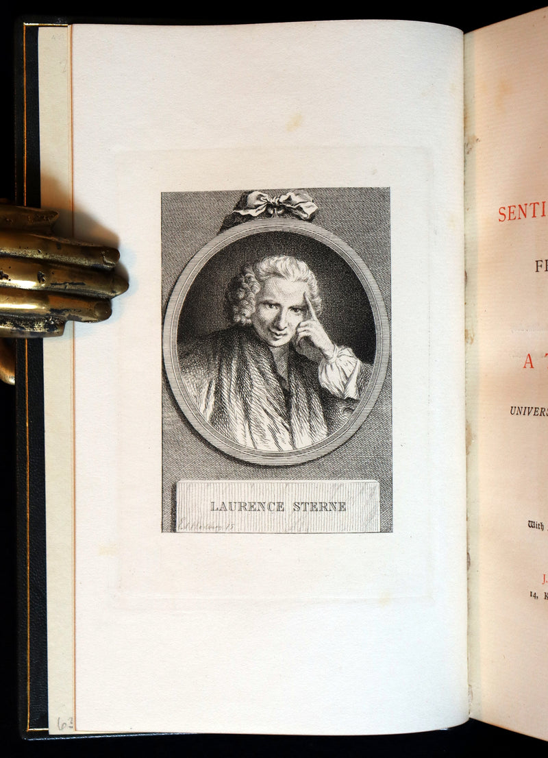 1882 Illustrated Edition bound by ASPREY - SENTIMENTAL JOURNEY THROUGH FRANCE AND ITALY.