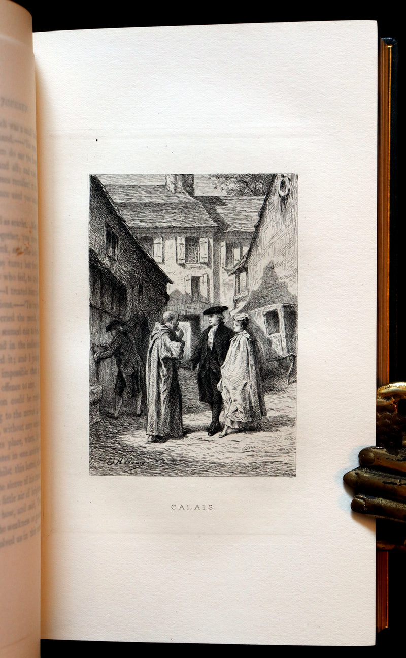 1882 Illustrated Edition bound by ASPREY - SENTIMENTAL JOURNEY THROUGH FRANCE AND ITALY.