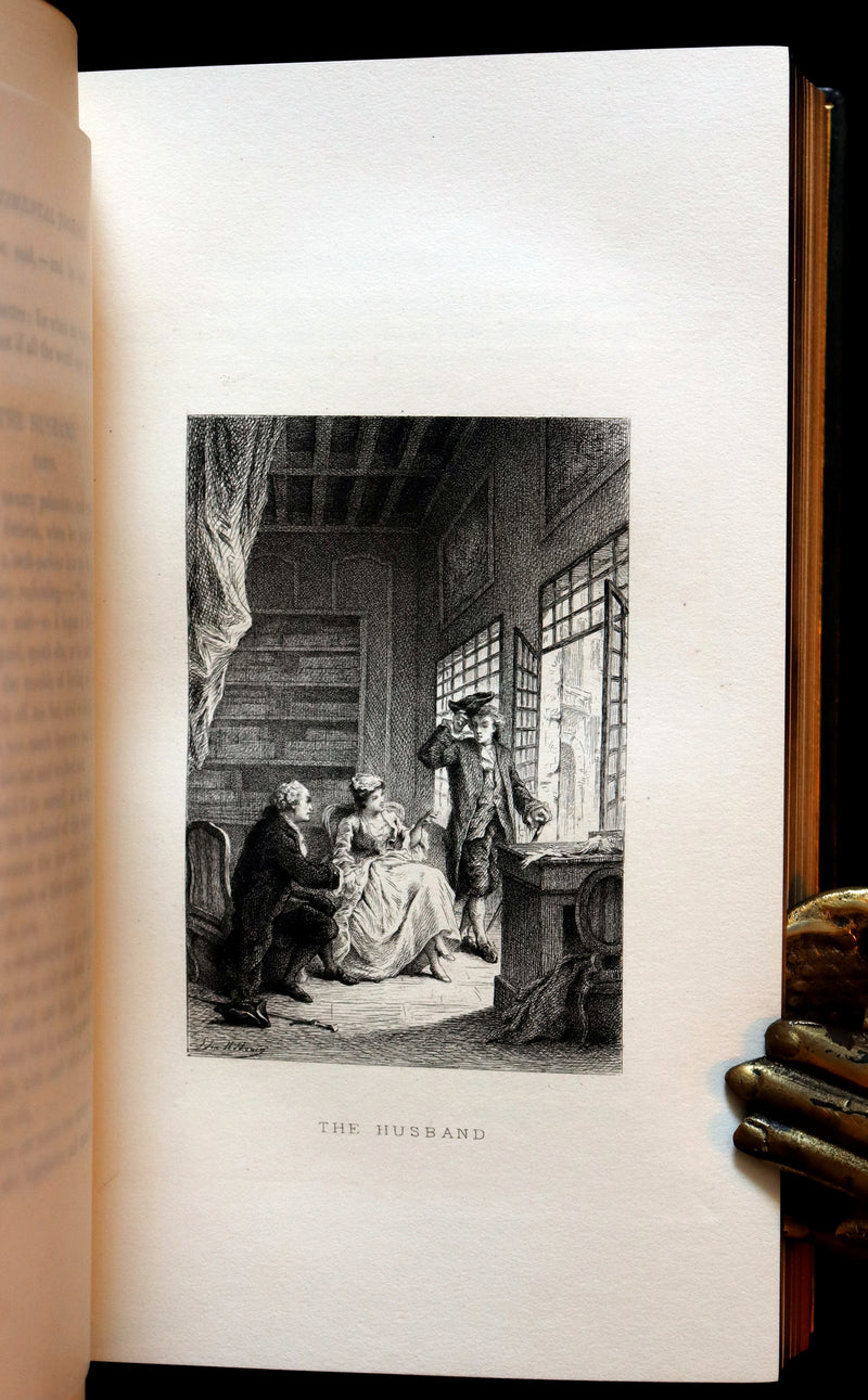1882 Illustrated Edition bound by ASPREY - SENTIMENTAL JOURNEY THROUGH FRANCE AND ITALY.