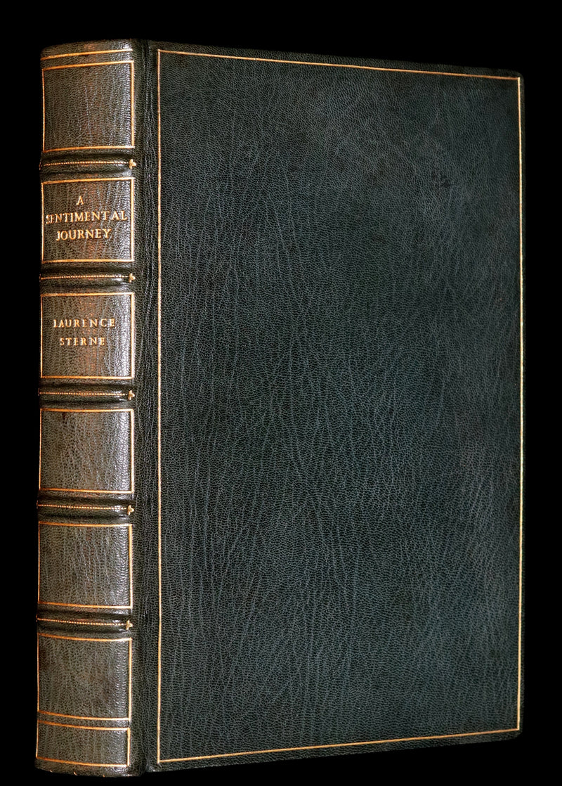 1882 Illustrated Edition bound by ASPREY - SENTIMENTAL JOURNEY THROUGH FRANCE AND ITALY.