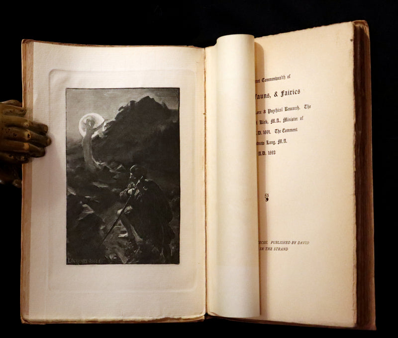 1893 Scarce Book - The Secret Commonwealth of Elves Fauns & Fairies by Robert Kirk.
