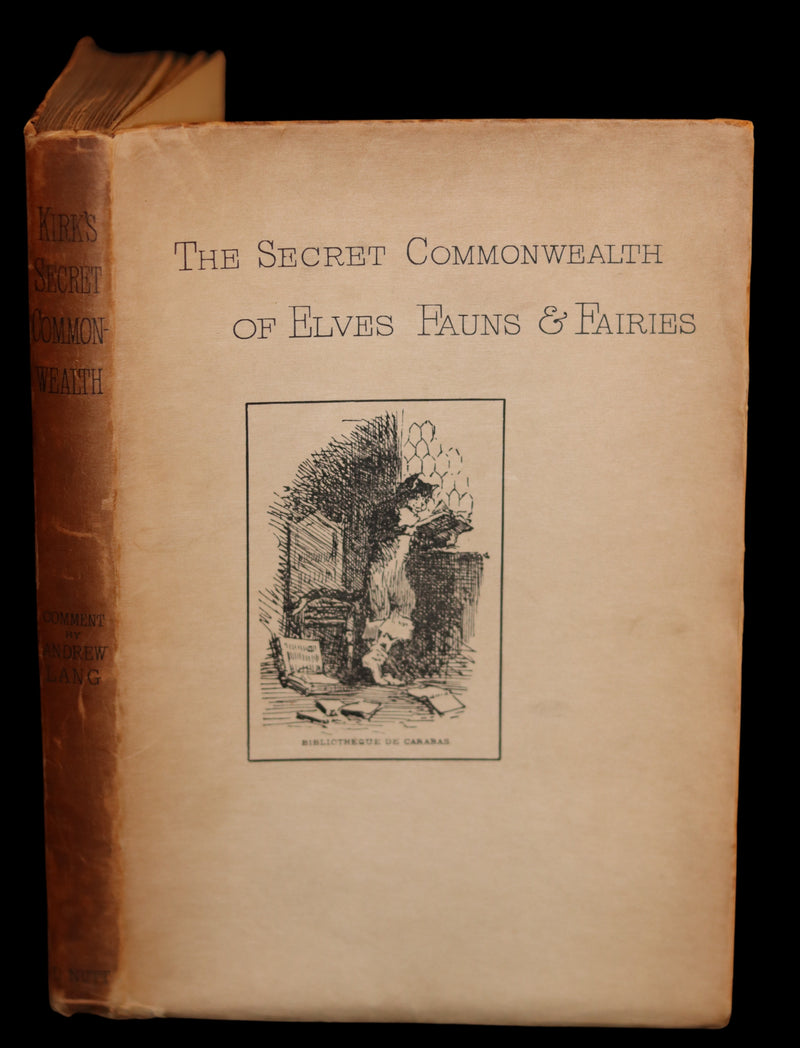 1893 Scarce Book - The Secret Commonwealth of Elves Fauns & Fairies by Robert Kirk.