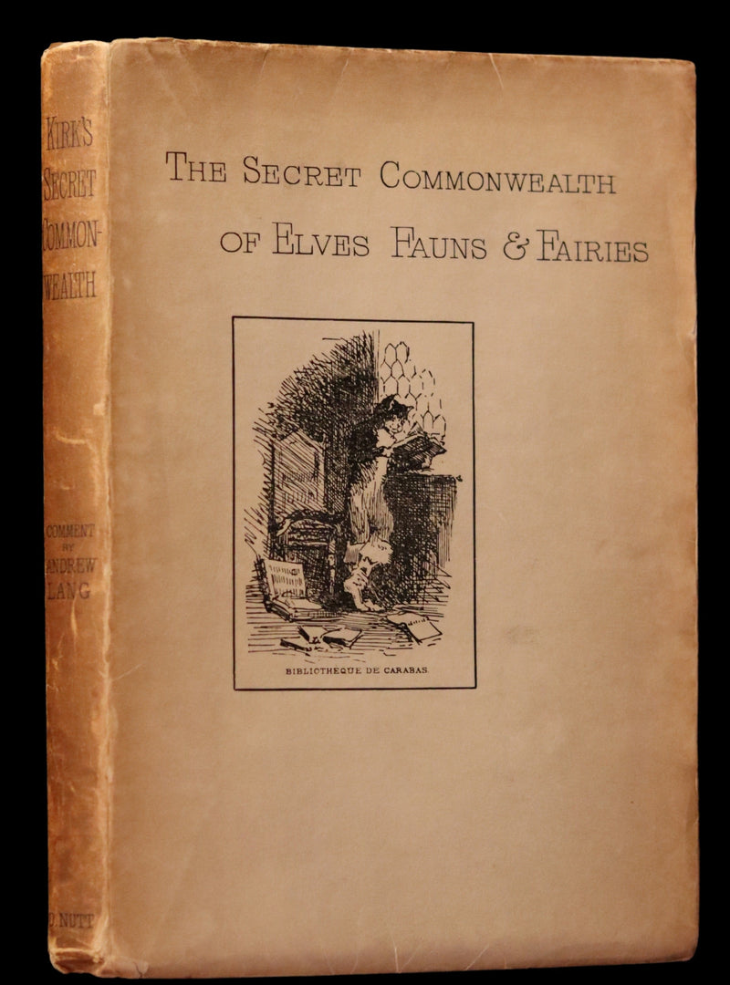 1893 Scarce Book - The Secret Commonwealth of Elves Fauns & Fairies by Robert Kirk.