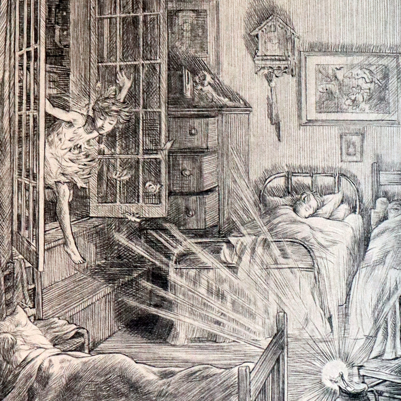 1911 Rare PETER PAN First Edition - PETER and WENDY by James Matthew Barrie illustrated by F.D. Bedford.