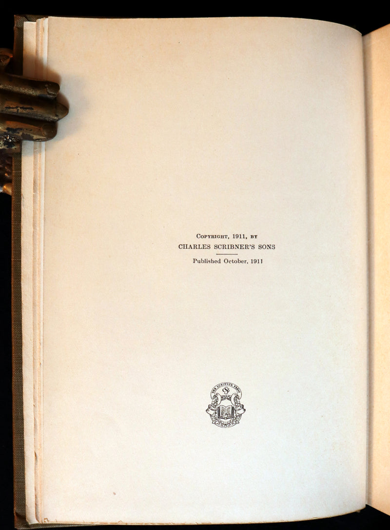 1911 Rare PETER PAN First Edition - PETER and WENDY by James Matthew Barrie illustrated by F.D. Bedford.
