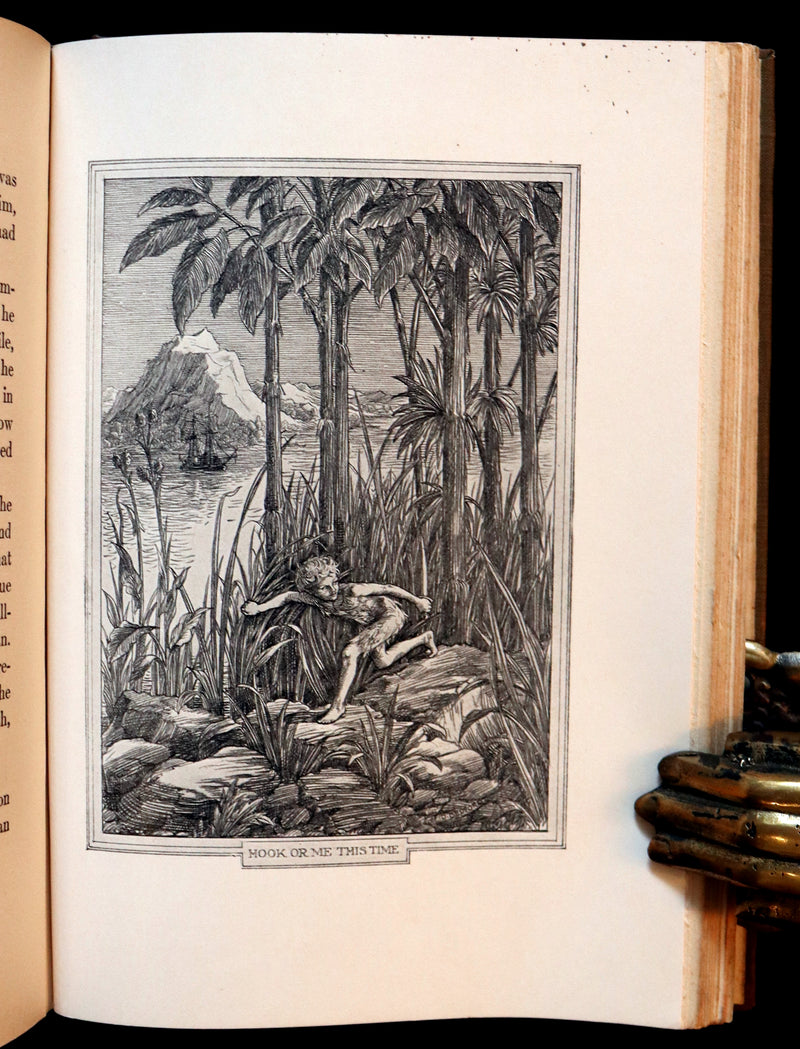1911 Rare PETER PAN First Edition - PETER and WENDY by James Matthew Barrie illustrated by F.D. Bedford.