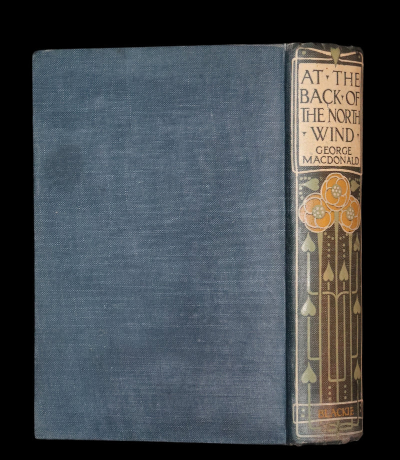 1911 Rare Edition - AT THE BACK OF THE NORTH WIND Illustrated by Frank C. Pape.