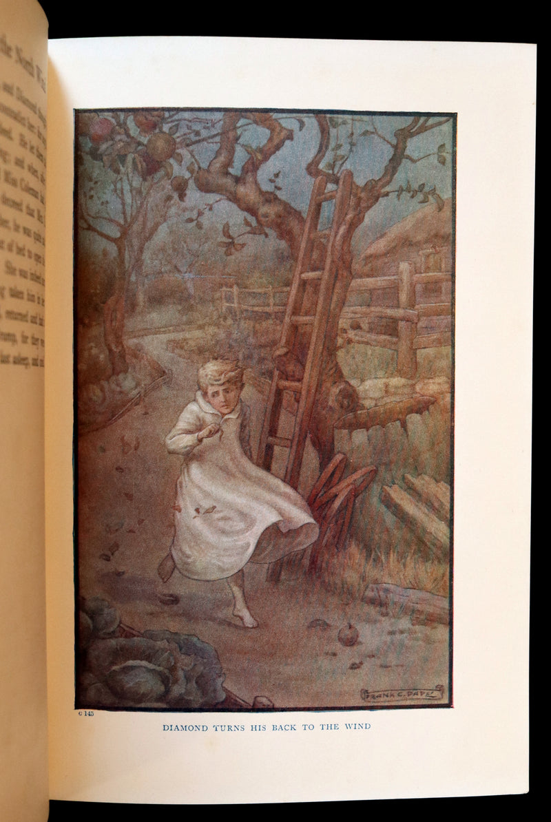 1911 Rare Edition - AT THE BACK OF THE NORTH WIND Illustrated by Frank C. Pape.