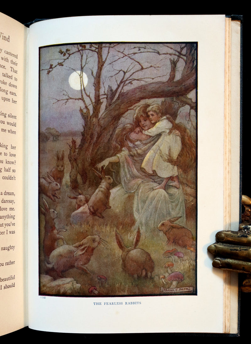 1911 Rare Edition - AT THE BACK OF THE NORTH WIND Illustrated by Frank C. Pape.