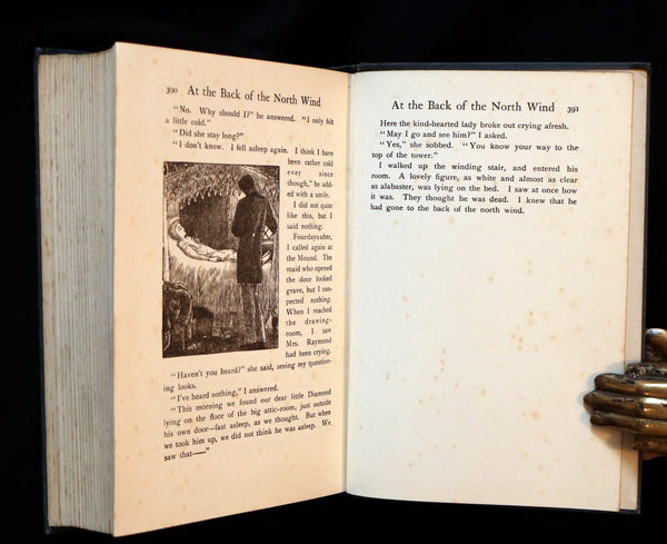 1911 Rare Edition - AT THE BACK OF THE NORTH WIND Illustrated by Frank C. Pape.