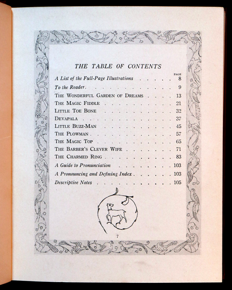 1925 Rare First Edition ~ Hindu Stories Fairy Tales by Teresa Peirce Williston.