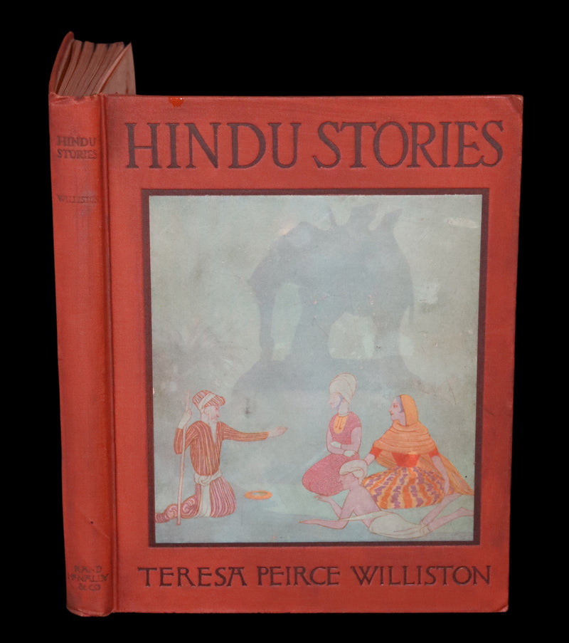 1925 Rare First Edition ~ Hindu Stories Fairy Tales by Teresa Peirce Williston.