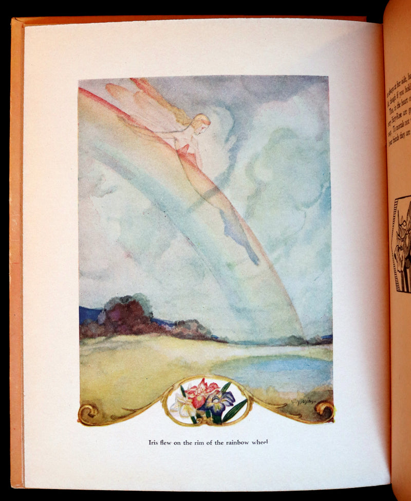 1926 Scarce Book - The Legend of the Tulip & Other Fairy Flowers wonderfully Illustrated by Willy Pogany.