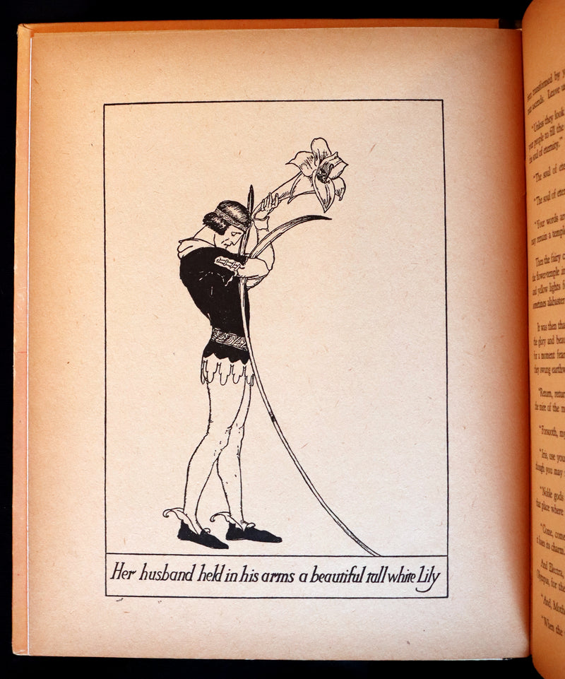 1926 Scarce Book - The Legend of the Tulip & Other Fairy Flowers wonderfully Illustrated by Willy Pogany.