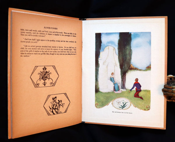 1926 Scarce Book - The Legend of the Tulip & Other Fairy Flowers wonderfully Illustrated by Willy Pogany.