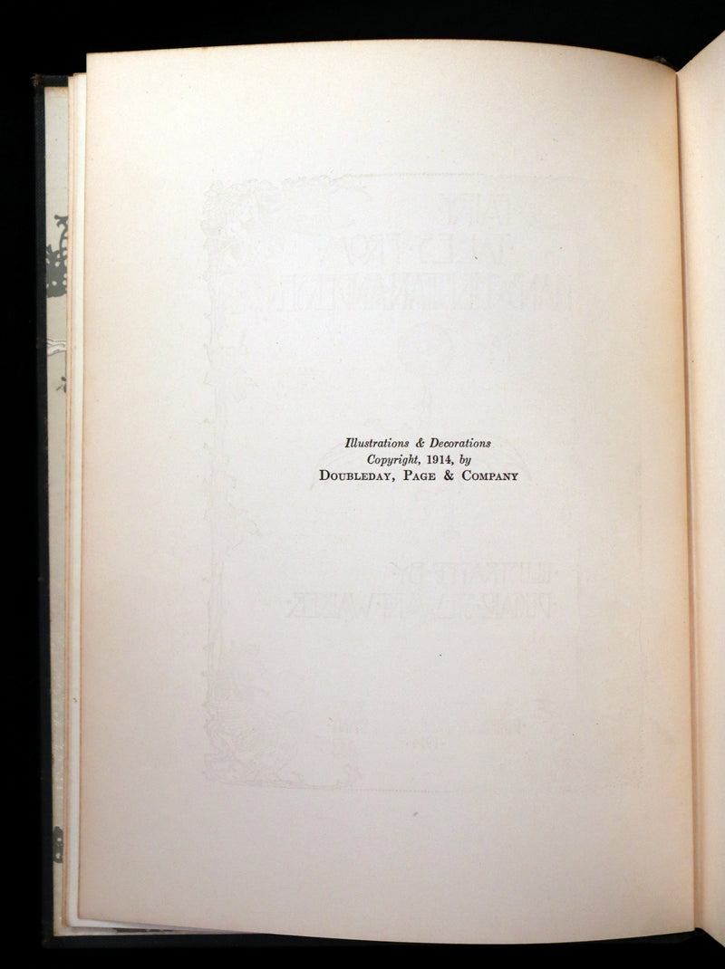 1914 Scarce First Edition - FAIRY TALES from Hans Christian Andersen illustrated by Dugald Stewart Walker.