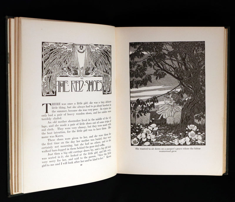 1914 Scarce First Edition - FAIRY TALES from Hans Christian Andersen illustrated by Dugald Stewart Walker.