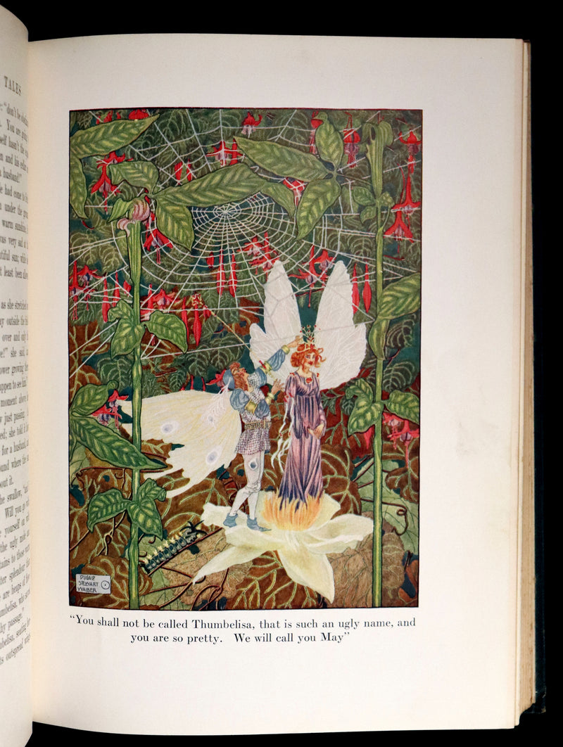 1914 Scarce First Edition - FAIRY TALES from Hans Christian Andersen illustrated by Dugald Stewart Walker.