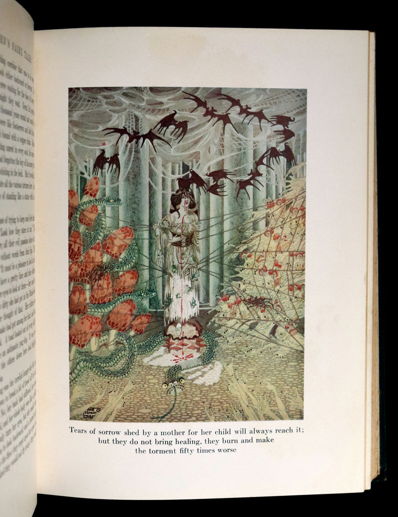 1914 Scarce First Edition - FAIRY TALES from Hans Christian Andersen illustrated by Dugald Stewart Walker.