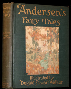 1914 Scarce First Edition - FAIRY TALES from Hans Christian Andersen illustrated by Dugald Stewart Walker.