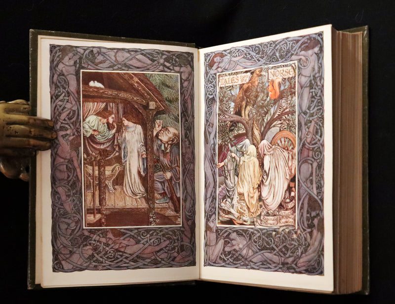 1910 Scarce First Edition - Norse Fairy Tales, Viking Tales by Sir George Webbe Dasent. Illustrated.