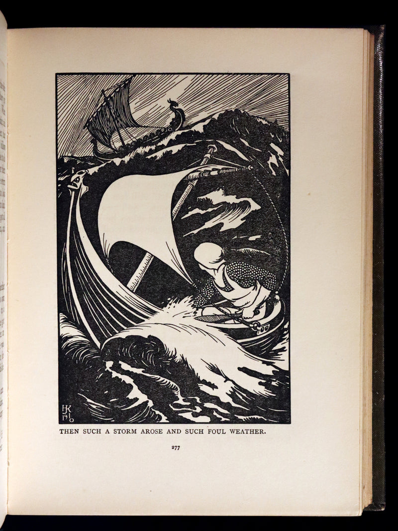 1910 Scarce First Edition - Norse Fairy Tales, Viking Tales by Sir George Webbe Dasent. Illustrated.