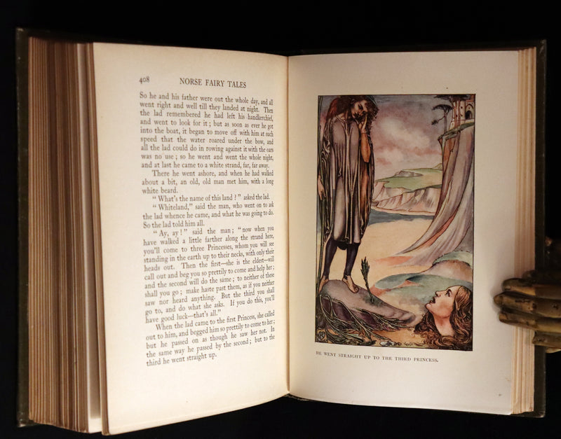 1910 Scarce First Edition - Norse Fairy Tales, Viking Tales by Sir George Webbe Dasent. Illustrated.