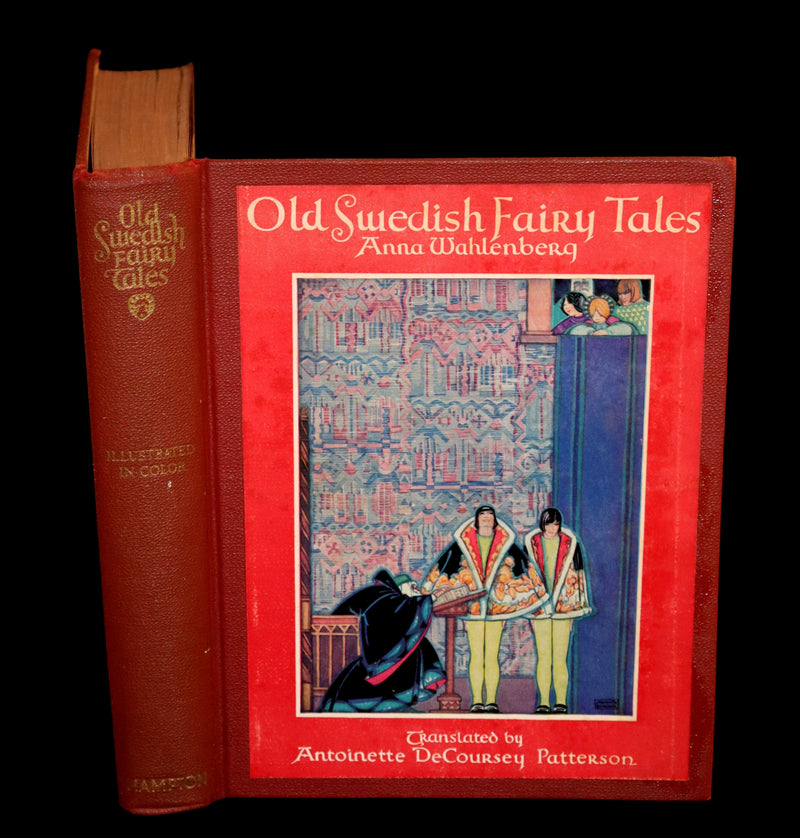 1925 First Edition - Old Swedish Fairy Tales by Anna Wahlenberg Illustrated by Jeannette Berkowitz.