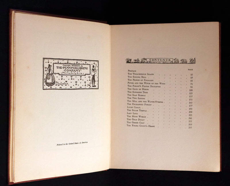 1925 First Edition - Old Swedish Fairy Tales by Anna Wahlenberg Illustrated by Jeannette Berkowitz.
