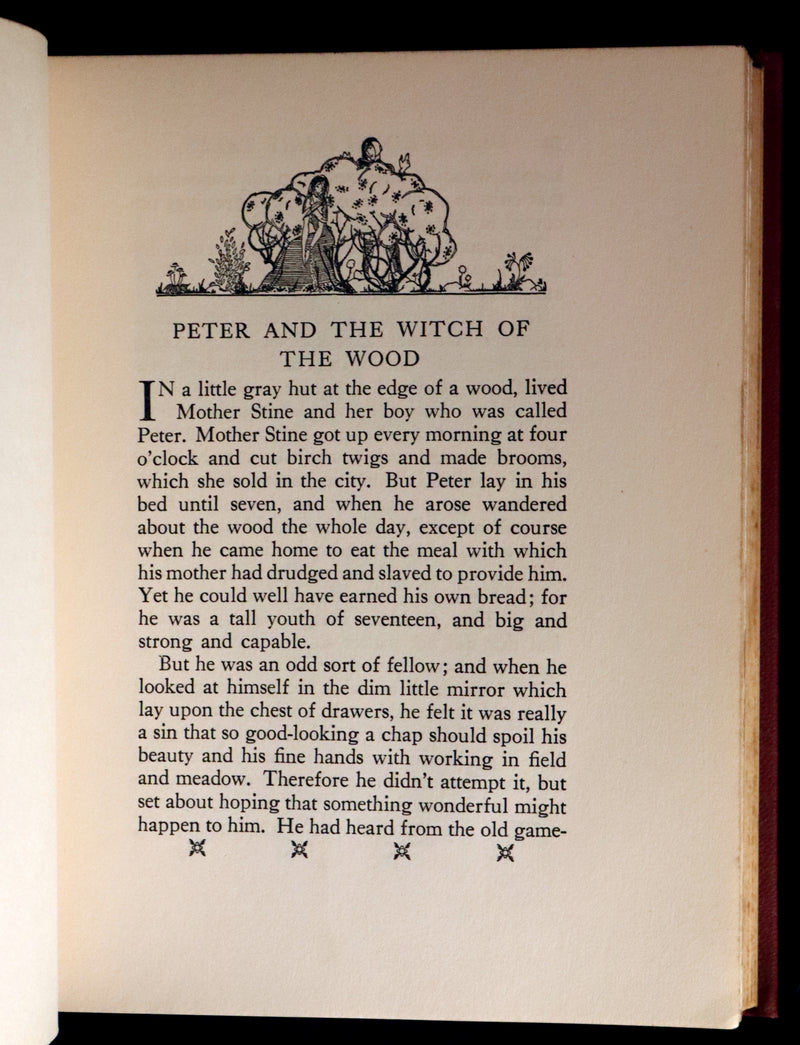 1925 First Edition - Old Swedish Fairy Tales by Anna Wahlenberg Illustrated by Jeannette Berkowitz.