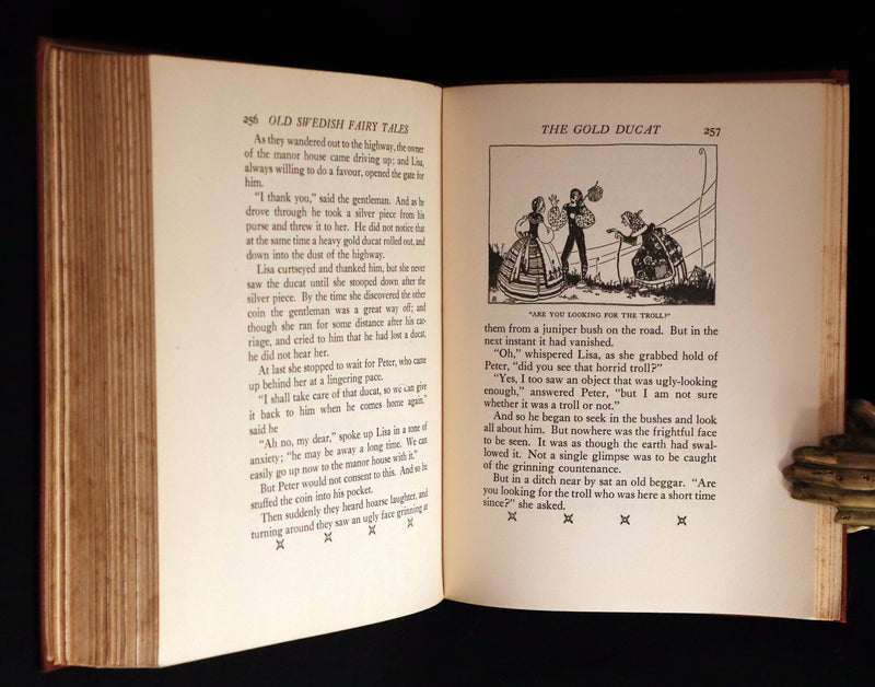 1925 First Edition - Old Swedish Fairy Tales by Anna Wahlenberg Illustrated by Jeannette Berkowitz.